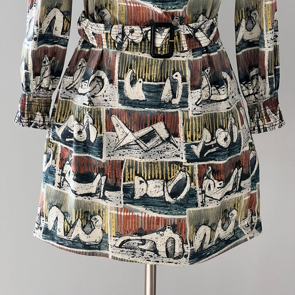 Burberry Printed Mini Dress - Picture 5 of 14